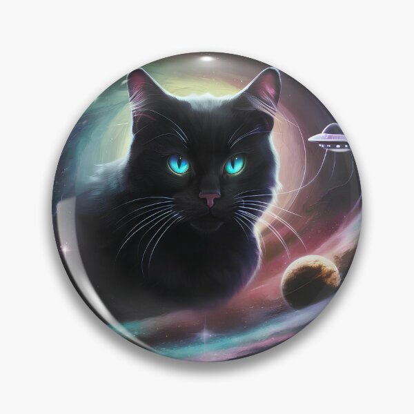 Item preview, Huge cat in the middle of cosmic space designed and sold by Paul-Place.