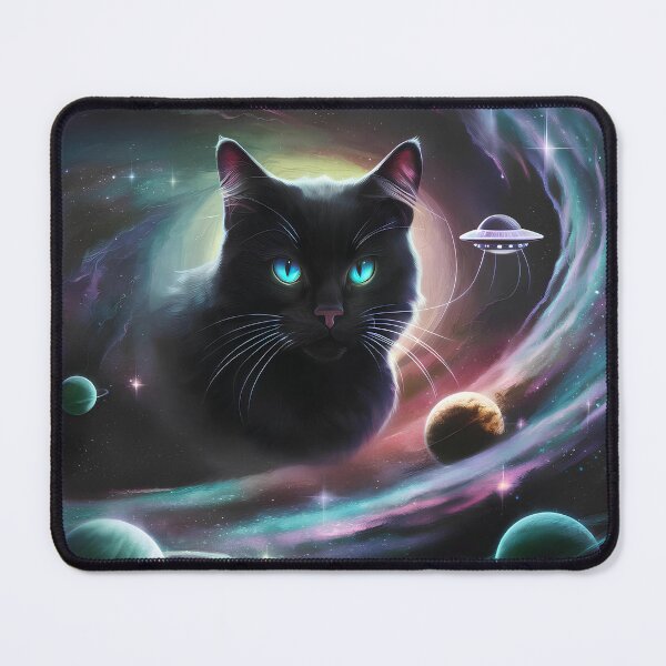 Item preview, Huge cat in the middle of cosmic space designed and sold by Paul-Place.