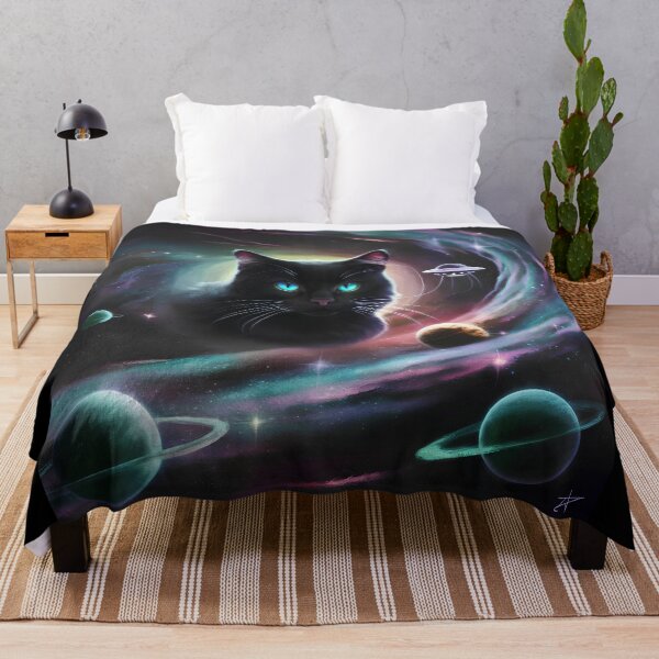 Item preview, Huge cat in the middle of cosmic space designed and sold by Paul-Place.