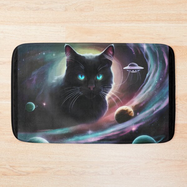 Item preview, Huge cat in the middle of cosmic space designed and sold by Paul-Place.