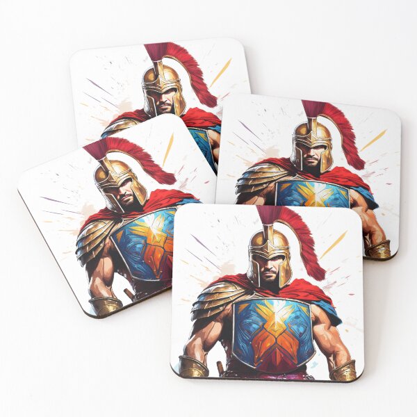 Item preview, Simple this is Sparta colored spartan man fighter designed and sold by Design your dreams.