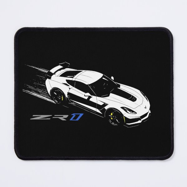 Item preview, Corvette C7 ZR1 High-Speed Comic Style Illustration – White Supercar Minimalist Art designed and sold by TheArtOfCar.