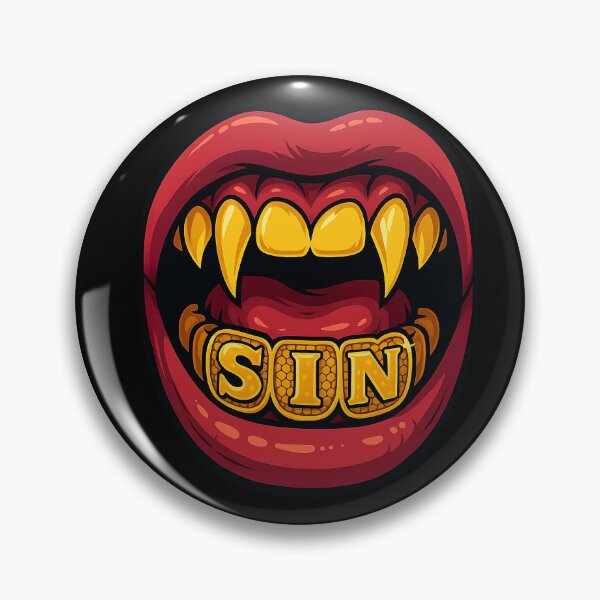 Item preview, Vampire Grin SIN Gold Fangs designed and sold by Zuriel Hargrove.