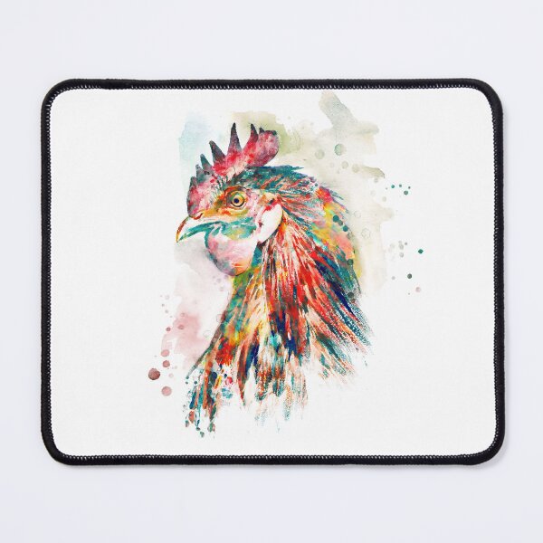 Item preview, Red Rooster Watercolor designed and sold by caracatita75.