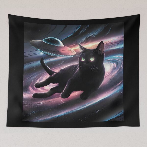 Item preview, Massive Cat in the Midst of Cosmic Realms designed and sold by Paul-Place.