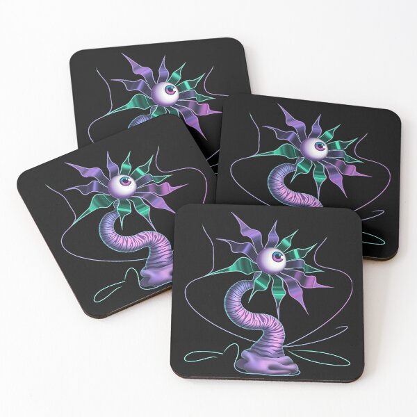 Item preview, Cosmic Psychodelic Watching Flower As A Surreal Creature designed and sold by SurrealArtSzysz.