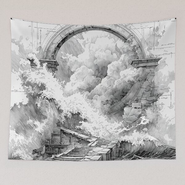 Item preview, Celestial Drift: Between Realms designed and sold by oanaunciuleanu.