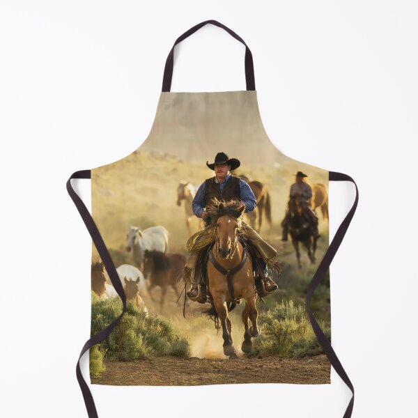 Item preview, Wrangling the Horses at Sunrise designed and sold by Kay Brewer.