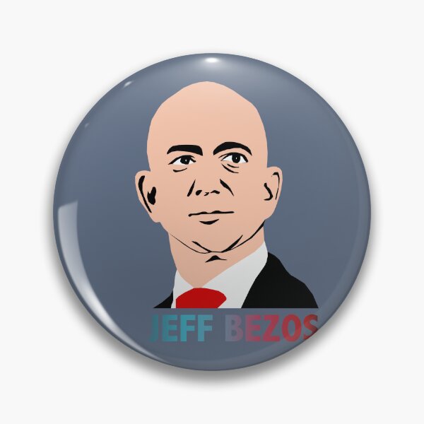 Item preview, Jeff Bezos illustration designed and sold by ZooStateofMind.