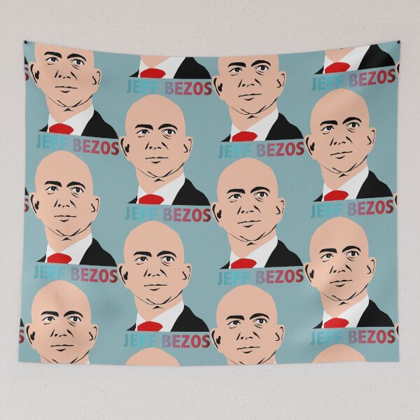 Item preview, Jeff Bezos illustration designed and sold by ZooStateofMind.