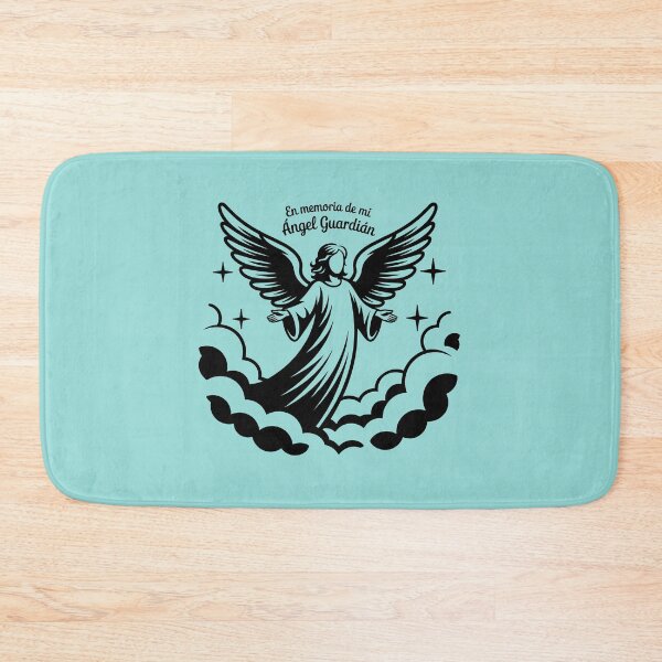 Item preview, En Memoria Angel with Outspread Wings and Clouds designed and sold by theartfulaspie.