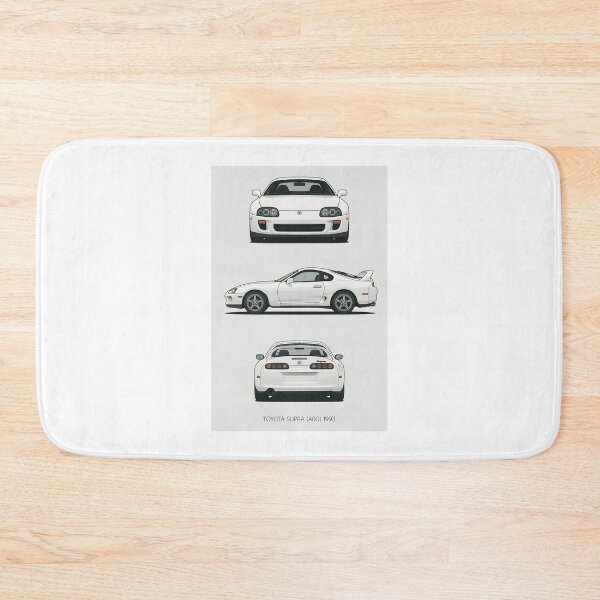 Item preview, 1993 Toyota Supra MK4 A80 Line Art – JDM Legend Minimalist Car Illustration designed and sold by TheArtOfCar.