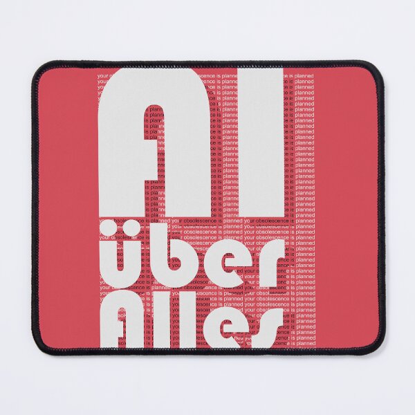 Item preview, AI über Alles designed and sold by AttercopStudios.