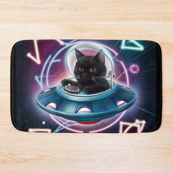 Item preview, Feline Pilot in a Spacecraft Venturing Through the Cosmos designed and sold by Paul-Place.