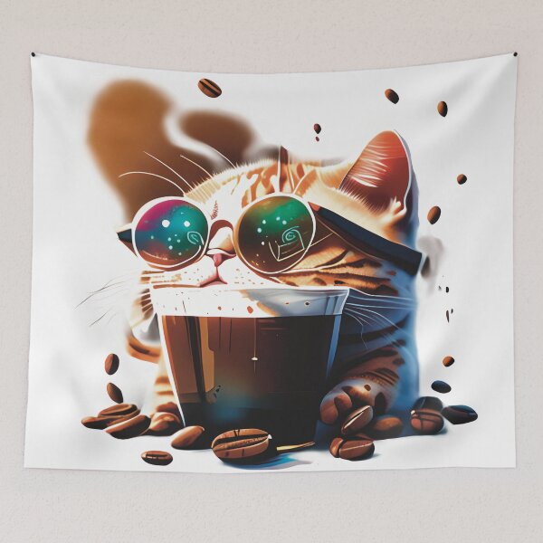Item preview, Mocha Cat designed and sold by MayRahTee.