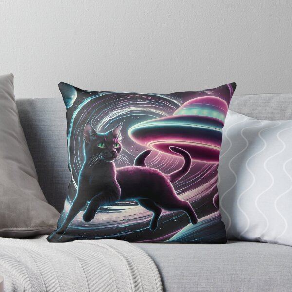 Item preview, Neon Cat in Galactic Space designed and sold by Paul-Place.