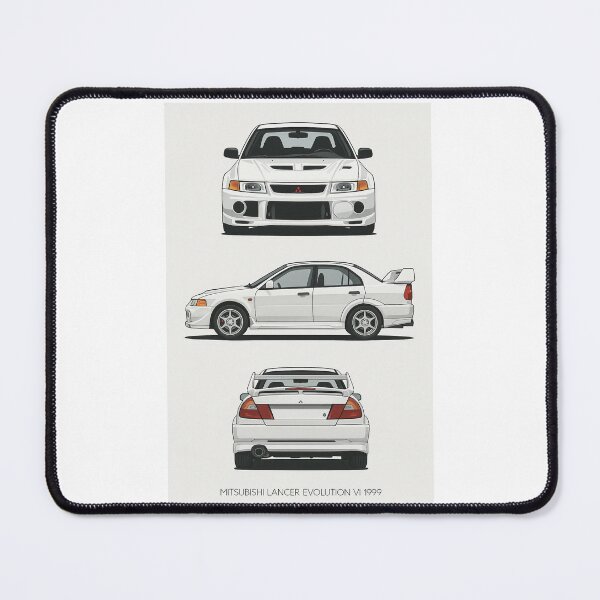 Item preview, 1999 Mitsubishi Lancer Evolution VI – Minimalist JDM Evo 6 Blueprint  designed and sold by TheArtOfCar.