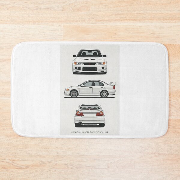 Item preview, 1999 Mitsubishi Lancer Evolution VI – Minimalist JDM Evo 6 Blueprint  designed and sold by TheArtOfCar.