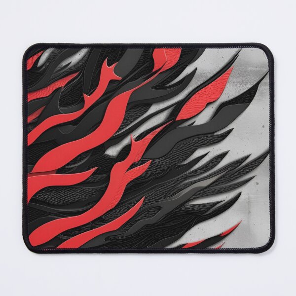 Item preview, Black, Grey, and Red Flames Pattern designed and sold by Mark Cannon.