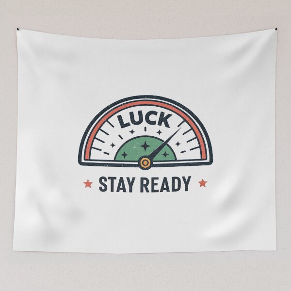 Item preview, Luck stay ready  designed and sold by Lucky 777.
