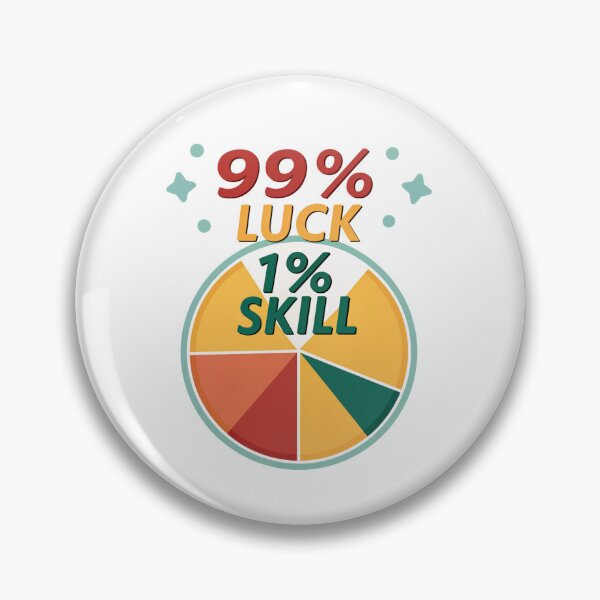 Item preview, 99% Luck 1 % skill designed and sold by Lucky 777.