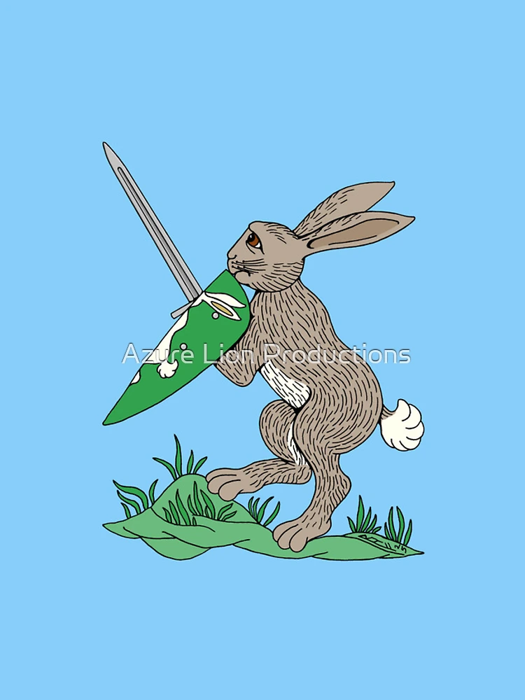 Thumbnail 4 of 4, iPhone Case, Medieval Warrior Rabbit designed and sold by Azure Lion Productions.