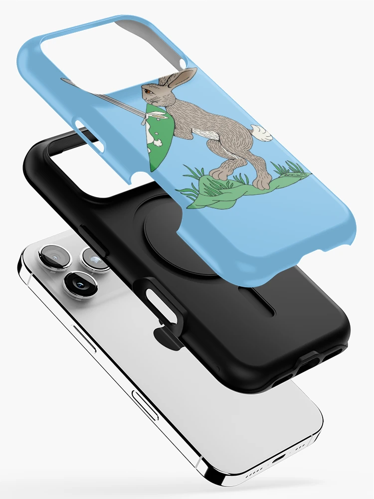Thumbnail 2 of 4, iPhone Case, Medieval Warrior Rabbit designed and sold by Azure Lion Productions.