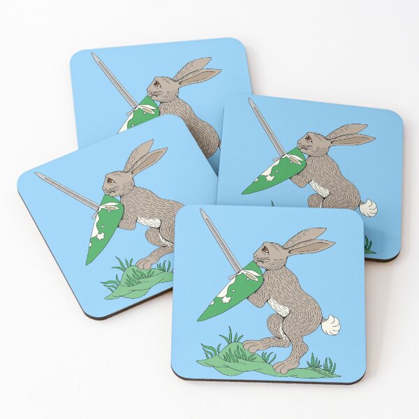 Item preview, Medieval Warrior Rabbit designed and sold by Azure Lion Productions.