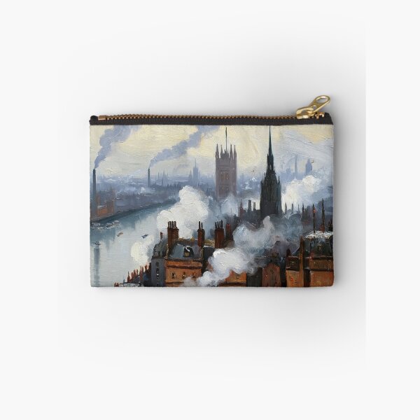 Item preview, Victorian Era London with steam and industrial elements after JMW TUrner designed and sold by Vintage Designs +.