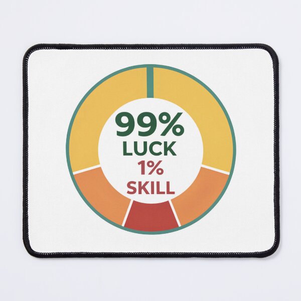 Item preview, 99 % Luck 1 Skill designed and sold by Lucky 777.