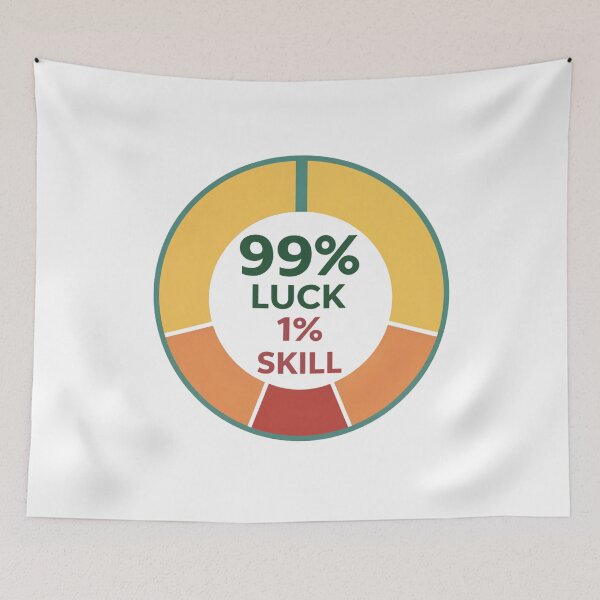Item preview, 99 % Luck 1 Skill designed and sold by Lucky 777.