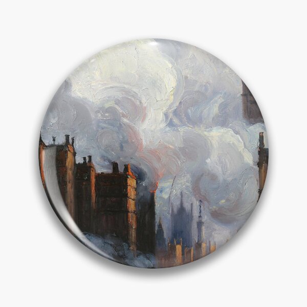 Item preview, Victorian Era London with steam and industrial elements after JMW TUrner designed and sold by Vintage Designs +.