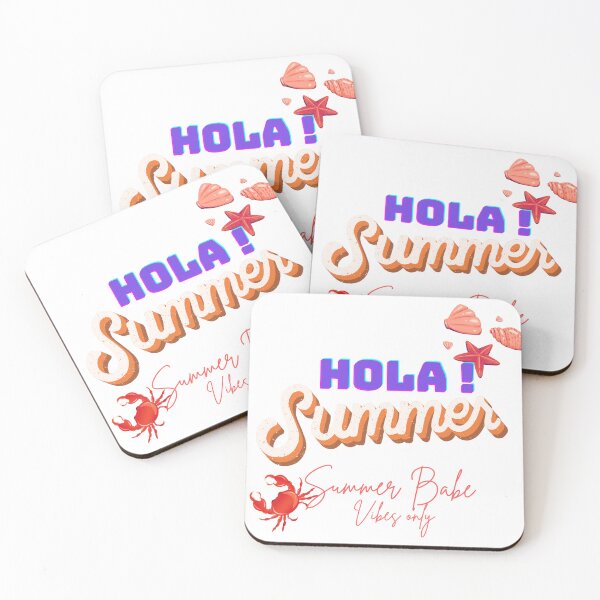 Item preview, Hola Verano – Diseño con Vibras Veraniegas Divertidas y Coloridas designed and sold by ElegantKsh.