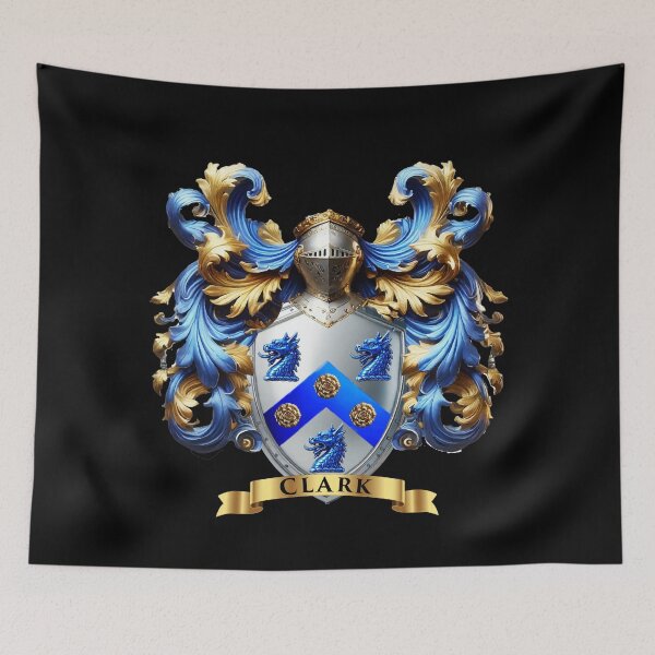 Item preview, Clark Family Crest  designed and sold by Highlandkings.