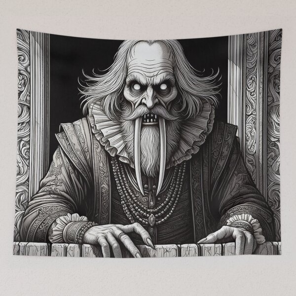 Item preview,  Evil vampire standing staring at you designed and sold by Vintage Designs +.