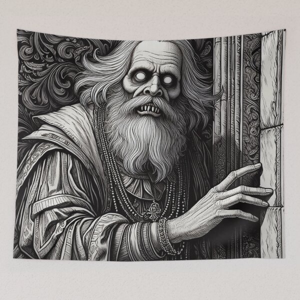 Item preview,  Evil vampire standing staring at you designed and sold by Vintage Designs +.