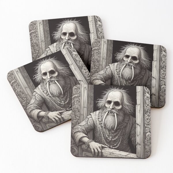 Item preview, Evil vampire standing staring at you designed and sold by Vintage Designs +.