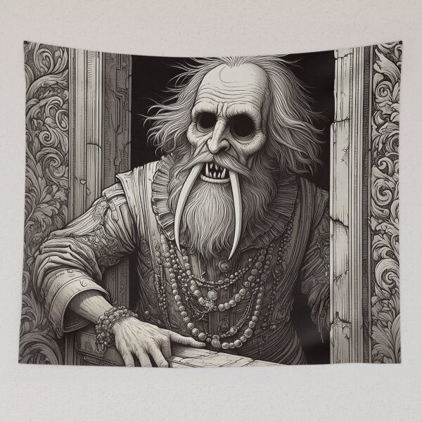 Item preview, Evil vampire standing staring at you designed and sold by Vintage Designs +.