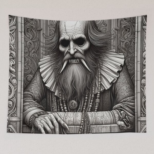 Item preview, Evil vampire standing staring at you designed and sold by Vintage Designs +.