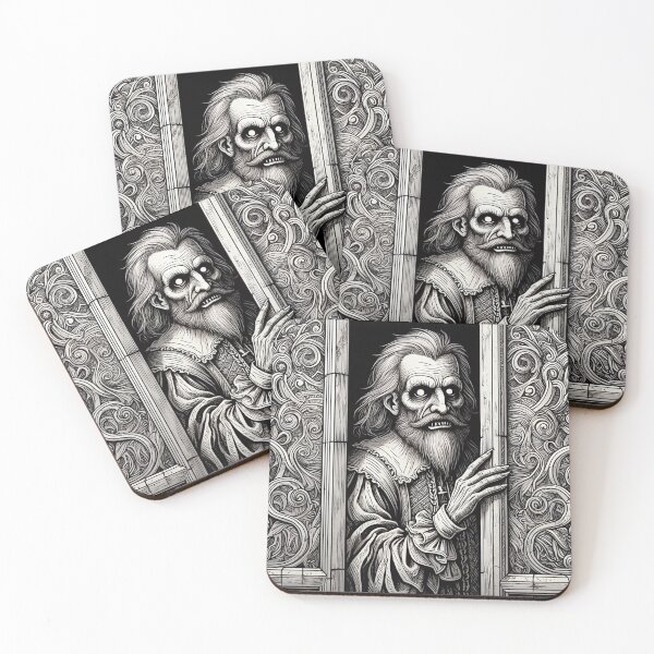 Item preview,  Evil vampire standing staring at you designed and sold by Vintage Designs +.