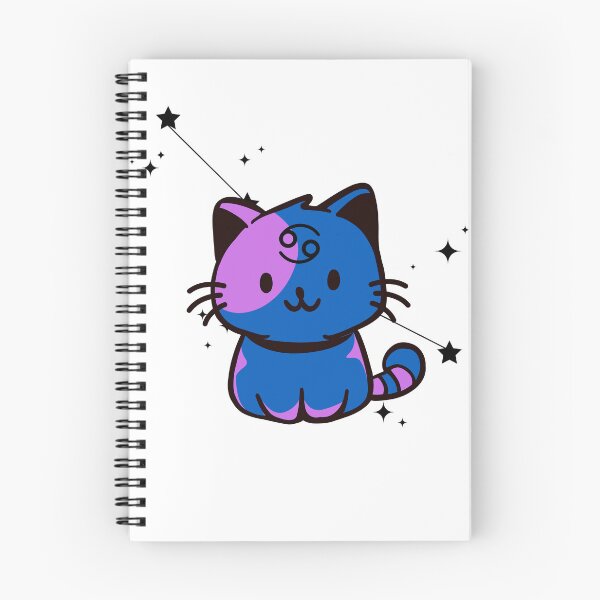 Item preview, Cancer Space Cat – Kawaii Zodiac Astronaut Cat Design designed and sold by Midnight789.