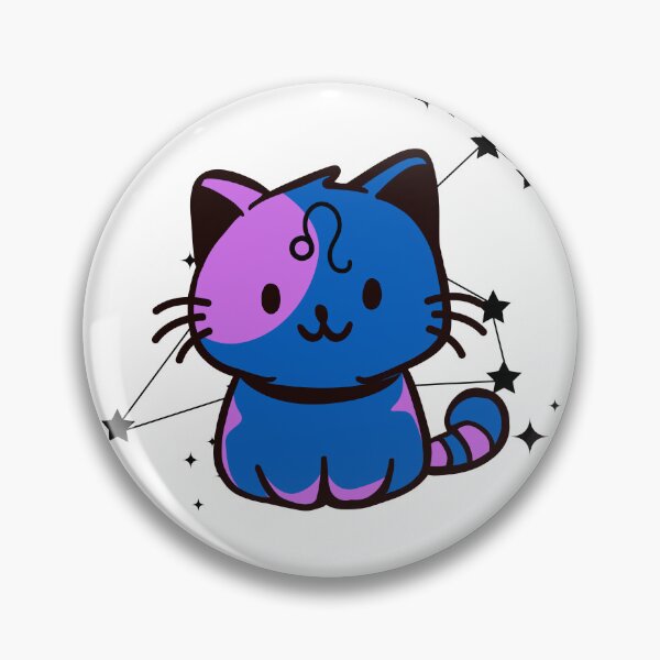 Item preview, Gato Espacial Leo – Diseño Kawaii de Gato Astronauta del Zodiaco designed and sold by Midnight789.