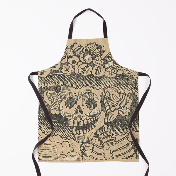 Item preview, La Calavera Catrina - Day of the Dead Dapper Skull Art designed and sold by Secretorum.