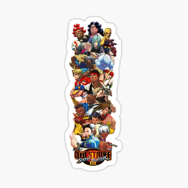 Item preview, Street Fighter 3rd strike | characters  designed and sold by daysgoneby.