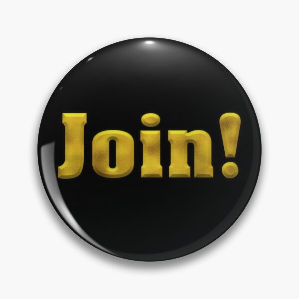 Item preview, Join! Bold Gold Text designed and sold by Swabcraft.