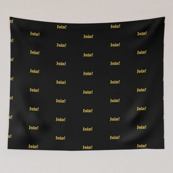 Item preview, Join! Bold Gold Text designed and sold by Swabcraft.