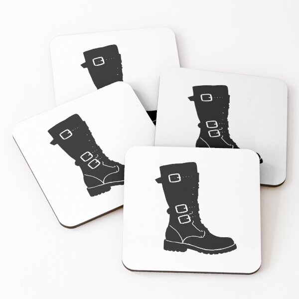 Item preview, Black Mid-Calf Boot Multiple Buckles Footwear Fashion Accesory designed and sold by ART ATTACK ZONE.