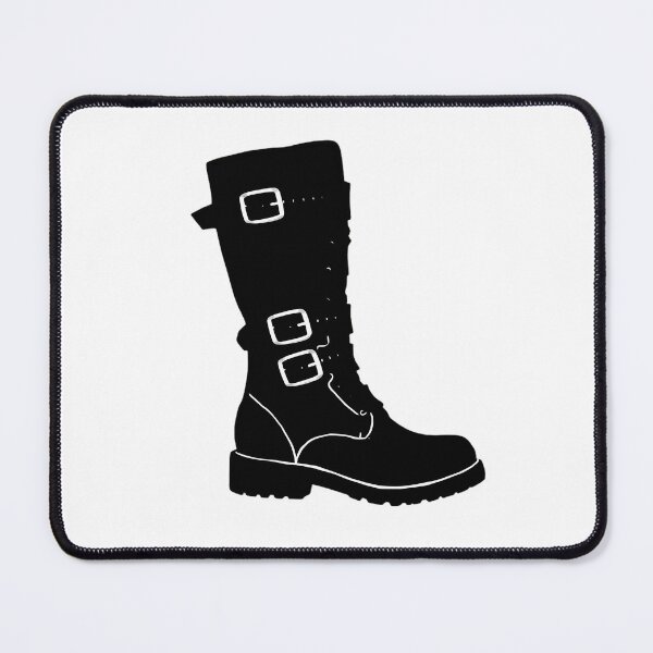 Item preview, Black Mid-Calf Boot Multiple Buckles Footwear Fashion Accesory designed and sold by ART ATTACK ZONE.