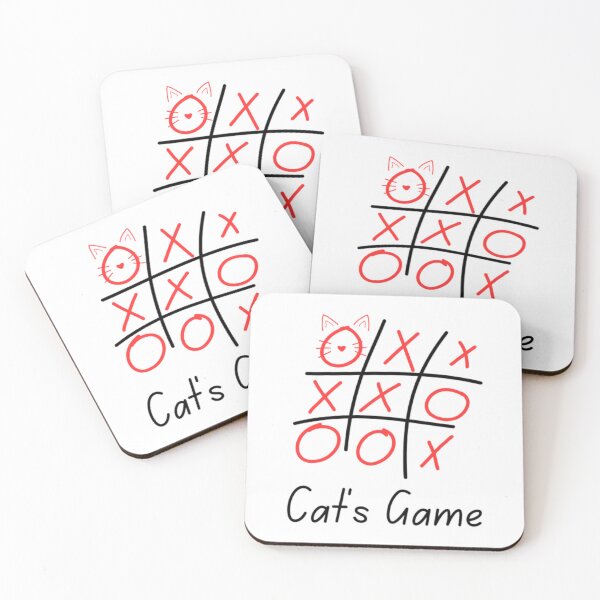 Item preview, Cat's Game Tic Tak Toe designed and sold by Perry-Designs.