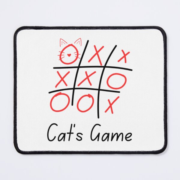 Item preview, Cat's Game Tic Tak Toe designed and sold by Perry-Designs.